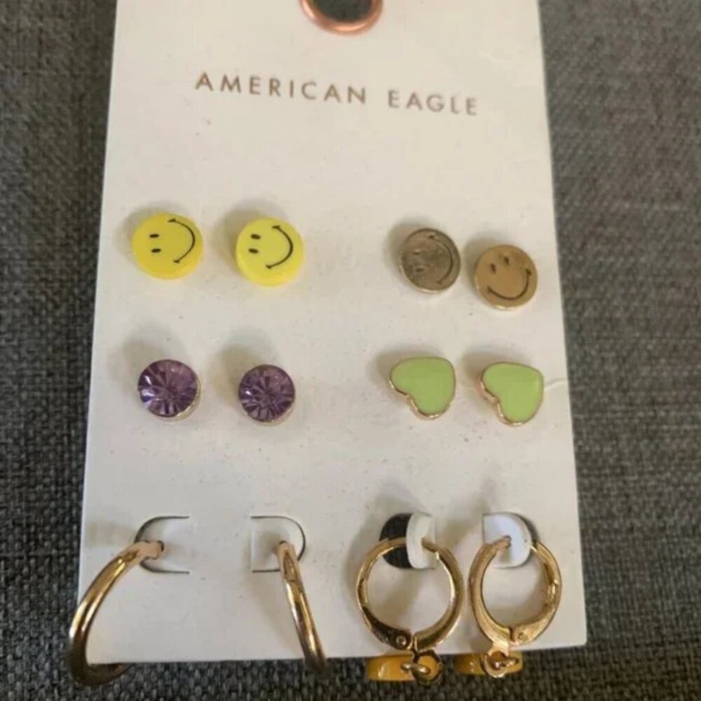 American Eagle Assorted Earrings NEW ON PACKAGE